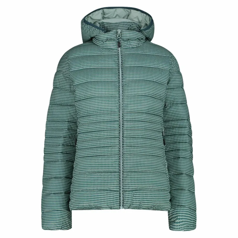 Bedruckte Daunenjacke Sorona® Aura für Damen