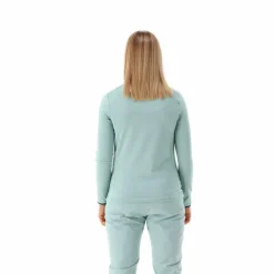 Bedrucktes Half-Zip-Fleeceshirt aus Softech für Damen