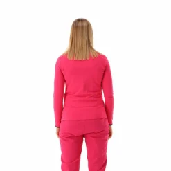 Bedrucktes Half-Zip-Fleeceshirt aus Softech für Damen