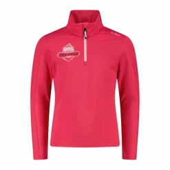 Bedrucktes Half-Zip-Fleeceshirt aus Softech für Mädchen