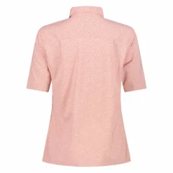 Damen 3/4 Ärmel Stretch-Bluse mit Allover-Druck