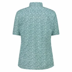 Damen 3/4 Ärmel Stretch-Bluse mit Allover-Druck