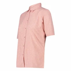 Damen 3/4 Ärmel Stretch-Bluse mit Allover-Druck