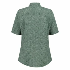 Damen 3/4 Ärmel Stretch-Bluse mit Allover-Druck