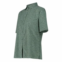 Damen 3/4 Ärmel Stretch-Bluse mit Allover-Druck