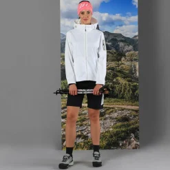 Damen 4 Way Stretch Stoff Bermuda Shorts