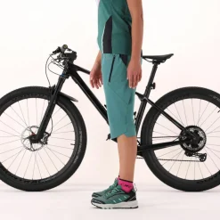 Damen Freebike-Hose mit abnehmbarem Mesh-Innenfutter und Sitzpolster