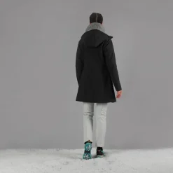 Damen Hose aus Softshell mit sichtbarer Naht vorne