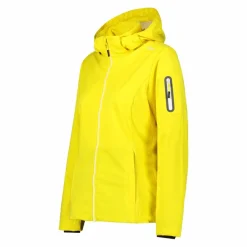 Damen Jacke aus Light Softshell mit abnehmbarer Kapuze