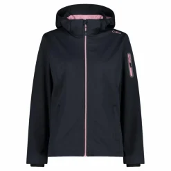 Damen Jacke aus Light Softshell mit abnehmbarer Kapuze