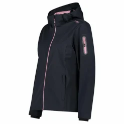 Damen Jacke aus Light Softshell mit abnehmbarer Kapuze