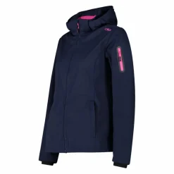 Damen Jacke aus Light Softshell mit abnehmbarer Kapuze