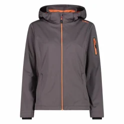 Damen Jacke aus Light Softshell mit abnehmbarer Kapuze