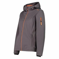 Damen Jacke aus Light Softshell mit abnehmbarer Kapuze