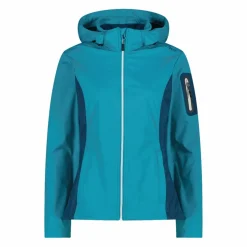 Damen Jacke aus Light Softshell mit abnehmbarer Kapuze
