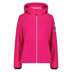 Damen Jacke aus Light Softshell mit abnehmbarer Kapuze
