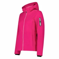 Damen Jacke aus Light Softshell mit abnehmbarer Kapuze