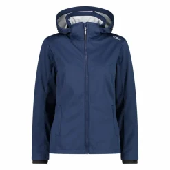 Damen Jacke aus Light Softshell mit abnehmbarer Kapuze