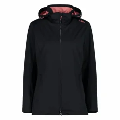 Damen Jacke aus Light Softshell mit abnehmbarer Kapuze