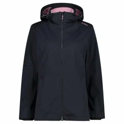 Damen Jacke aus Light Softshell mit abnehmbarer Kapuze