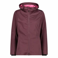 Damen Jacke aus Light Softshell mit abnehmbarer Kapuze
