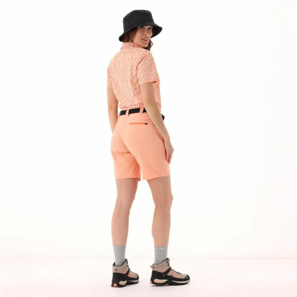 Damen Kurzarm-Bluse mit Karomuster