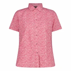 Damen Kurzarm-Bluse mit Karomuster