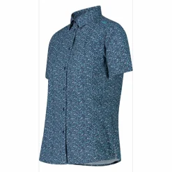 Damen Kurzarm-Bluse mit Karomuster