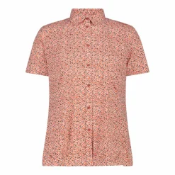 Damen Kurzarm-Bluse mit Karomuster