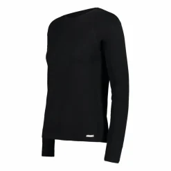 Damen Langarm Unterwäsche mit Rundhalsausschnitt