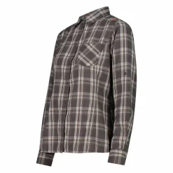 Damen Langarm-Bluse mit Karomuster