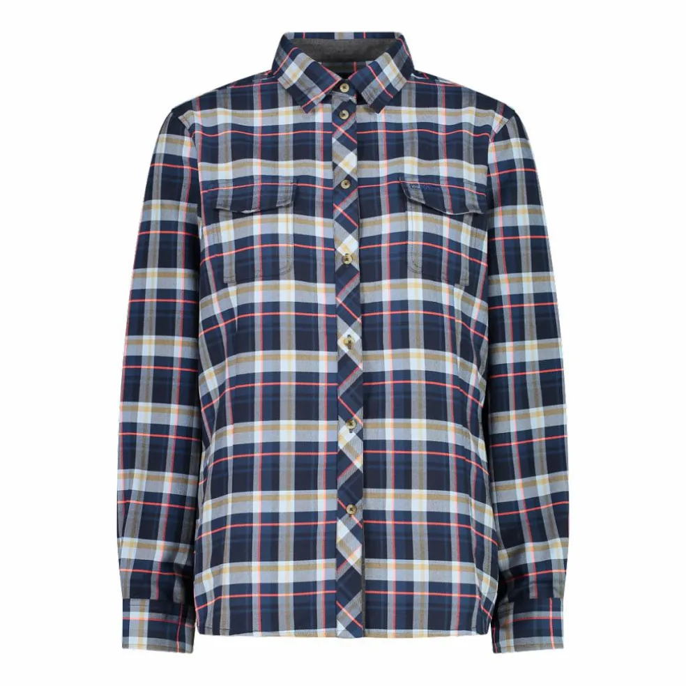 Damen Langarmhemd aus recyceltem Polyester