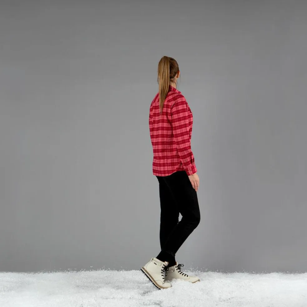 Damen Langarmhemd aus recyceltem Polyester