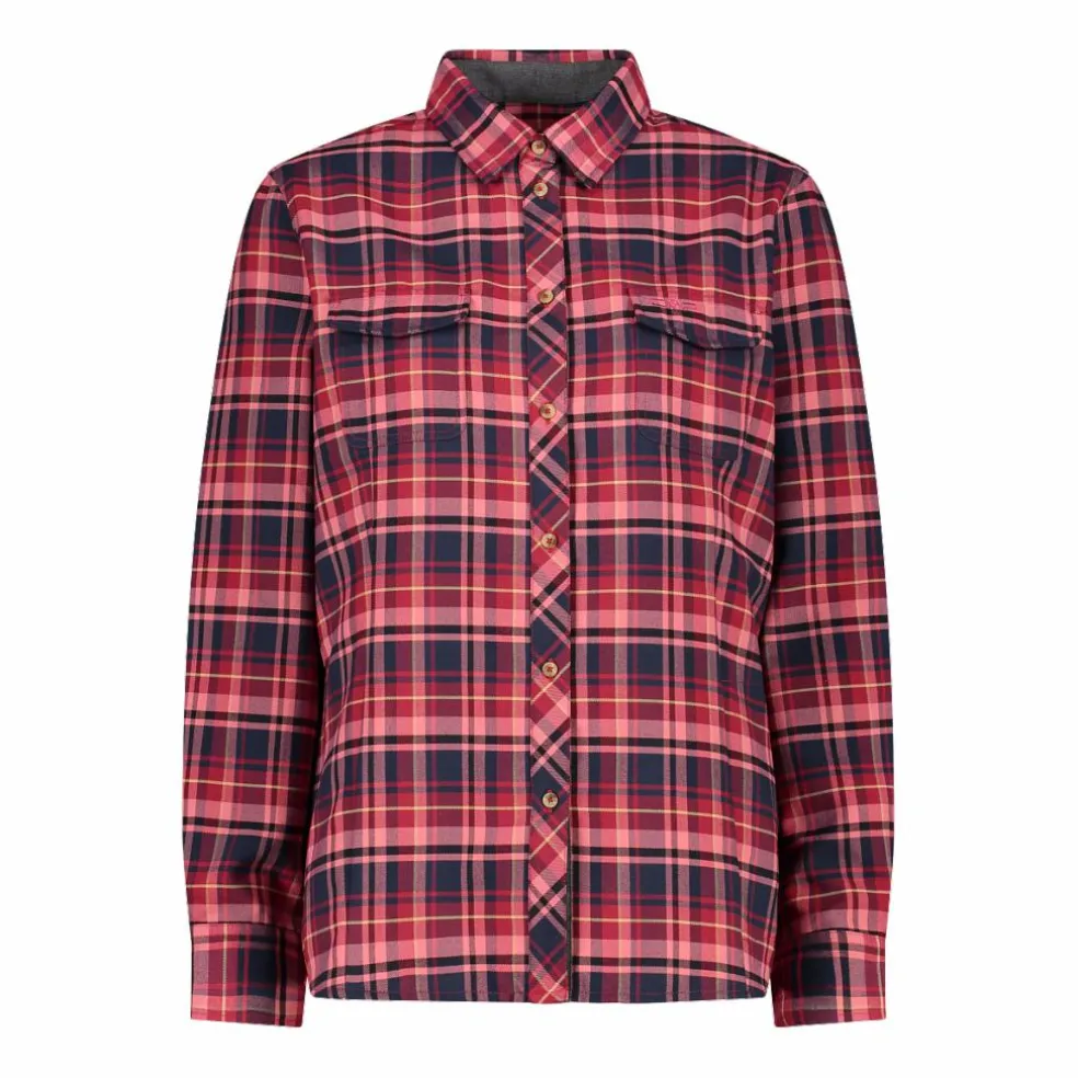 Damen Langarmhemd aus recyceltem Polyester