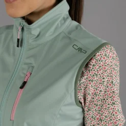 Damen leichte Softshell-Westenjacke