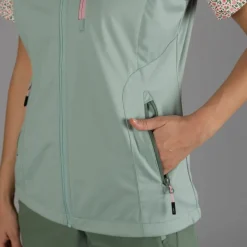 Damen leichte Softshell-Westenjacke