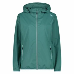 Damen packable wasserdichte Jacke