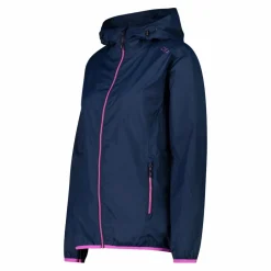 Damen packable wasserdichte Jacke