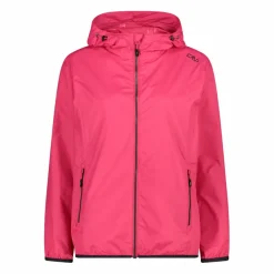 Damen packable wasserdichte Jacke