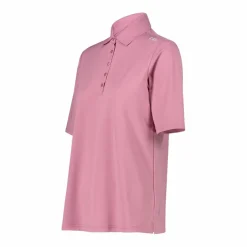 Damen Poloshirt aus Stretch-Piqué in Uni