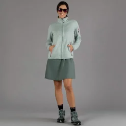 Damen schweres Fleecejacke Knit-Tech Meliert