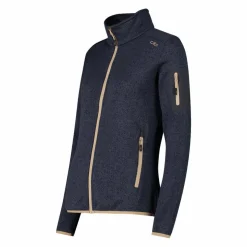 Damen schweres Fleecejacke Knit-Tech Meliert