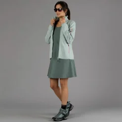 Damen schweres Fleecejacke Knit-Tech Meliert