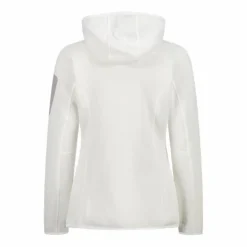 Damen schweres Fleecejacke Knit-Tech in melierter Optik mit Kapuze