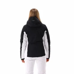 Damen Skijacke aus Twill mit abnehmbarer Kapuze