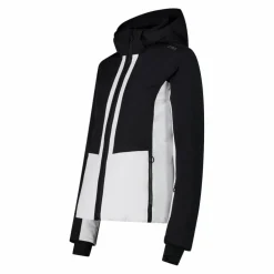 Damen Skijacke aus Twill mit abnehmbarer Kapuze