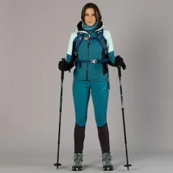 Damen Unlimitech winddichte Skitourenhose aus Stretch Performance