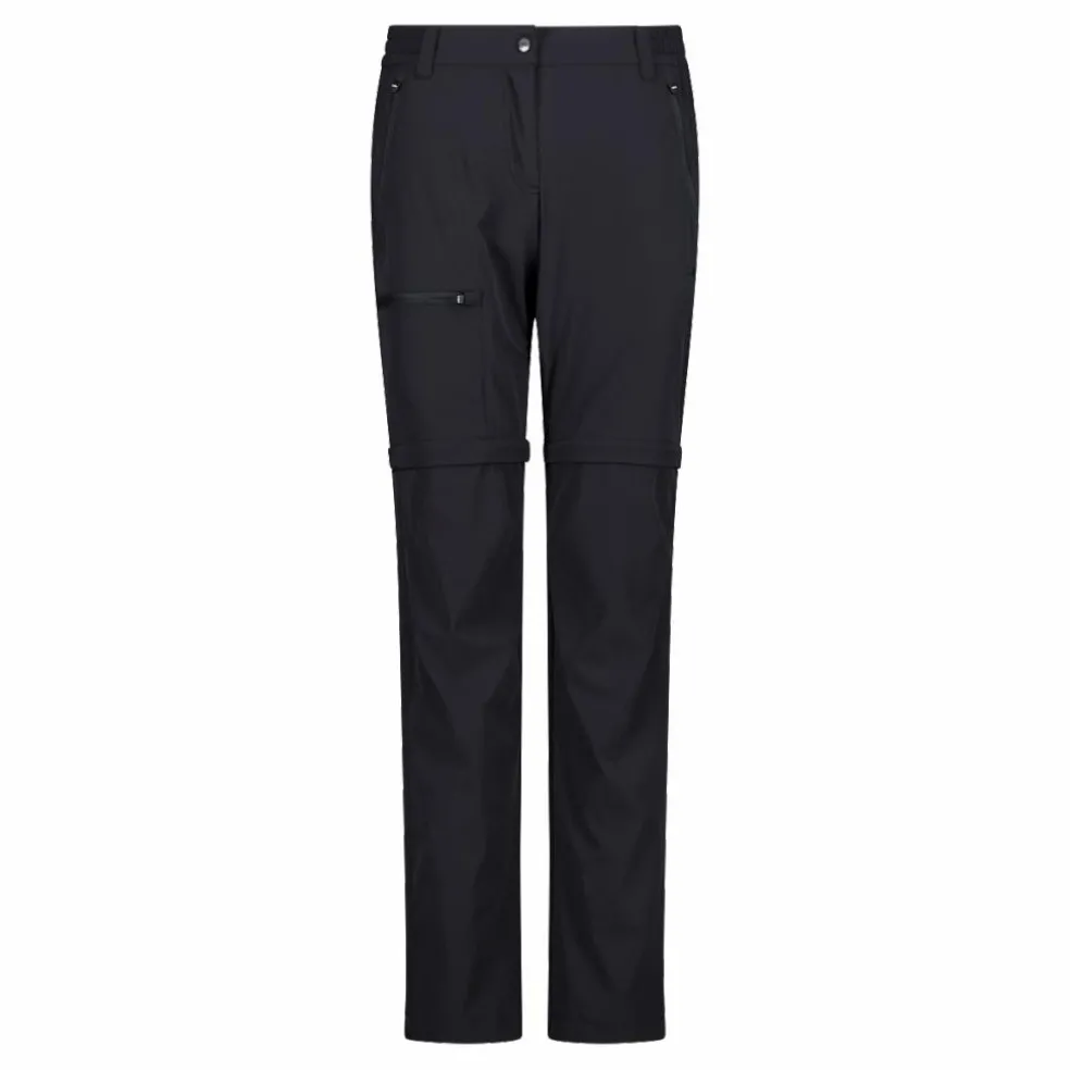 Damen Zip-Off-Stretch-Hose mit großen Seitentaschen