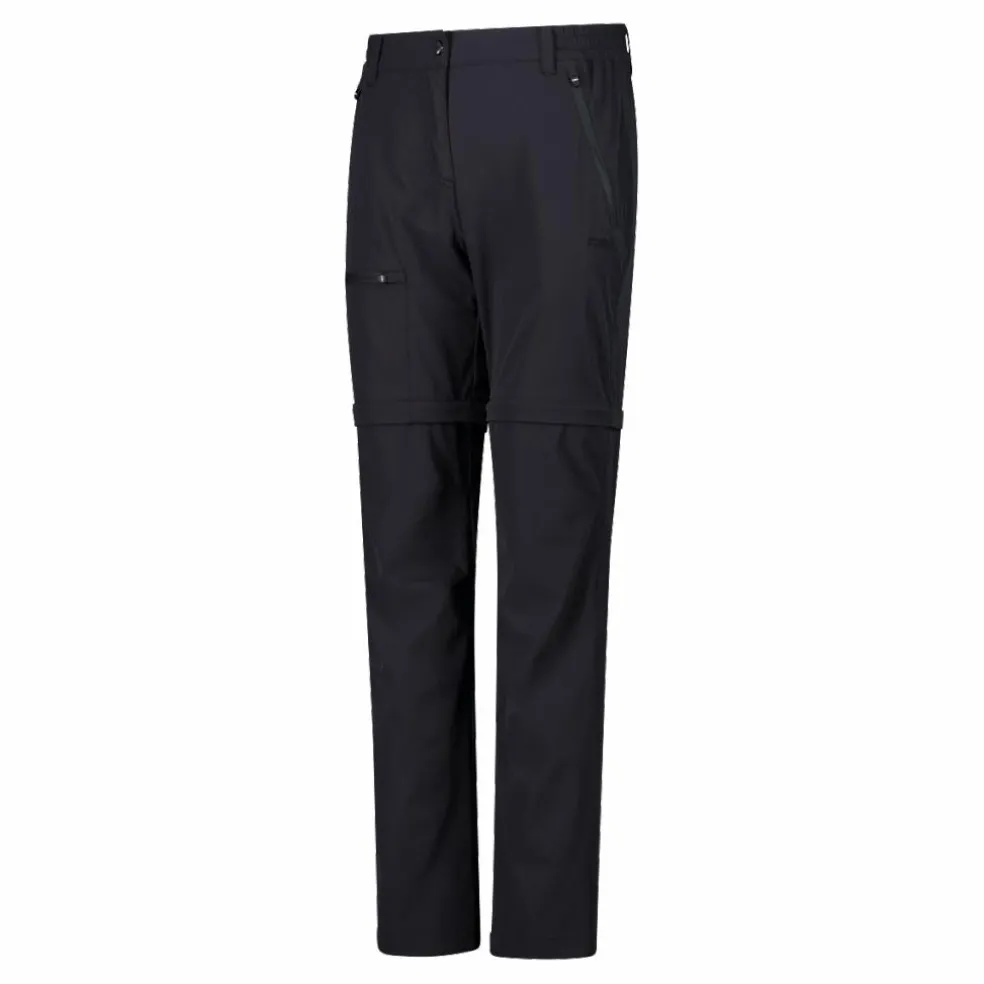 Damen Zip-Off-Stretch-Hose mit großen Seitentaschen