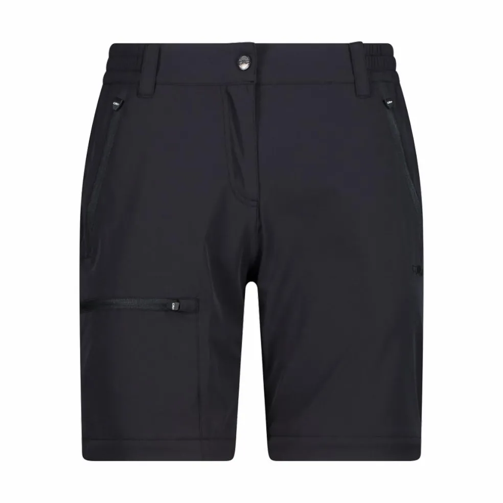 Damen Zip-Off-Stretch-Hose mit großen Seitentaschen